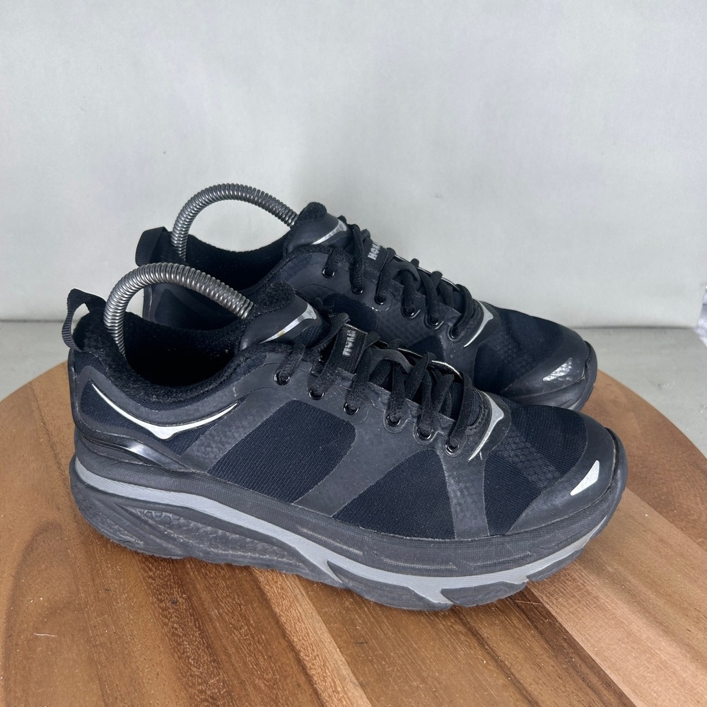 Hoka One One Valor Womens Running Shoes Black 1007870 BLK Size 8